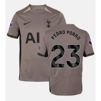 Fotballdrakt Herre Tottenham Hotspur Pedro Porro #23 Tredjedrakt 2023-24 Kortermet